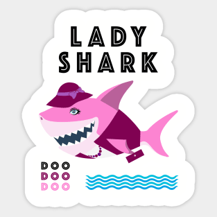 Business Shark - Doo Doo Doo Collection 3 Sticker